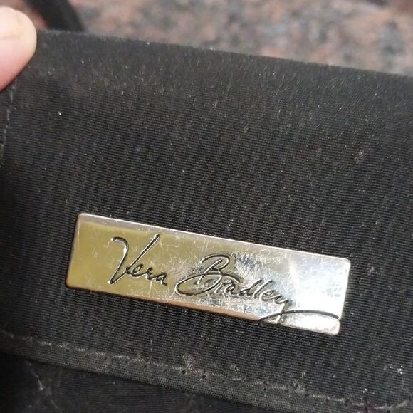 Vera Bradley Black Quilted Wallet - Picture 8 of 10